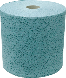 Polyblau Nasswischtuchrolle