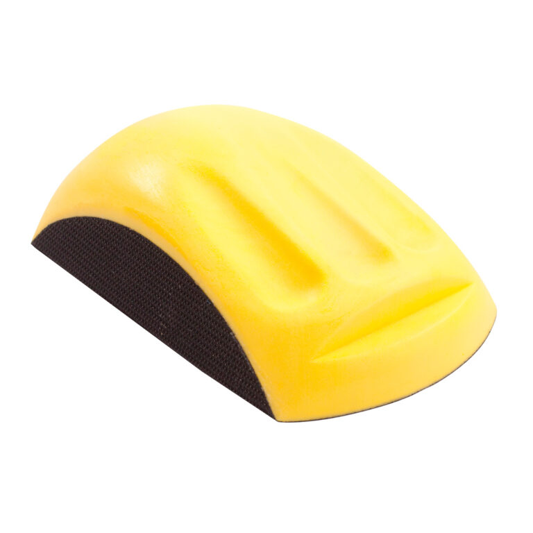 Handschleif-Halter ergonomisch, gelb d76mm