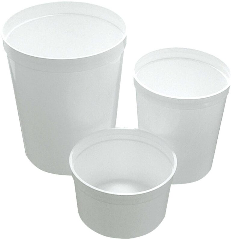 Mischbecher weiss Slimline