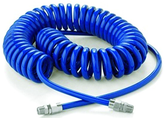 PU-Spiralschlauch 6.5/10mm blau
