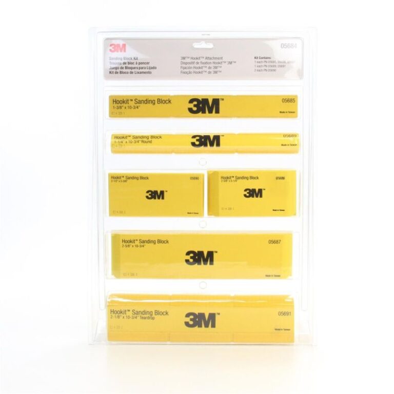 3M 05684 Hookit Handblock Kit 7 teilig
